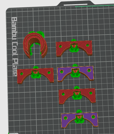 base descarga transportador by puntilla 3d impresora partes 3d print model - Mito3D