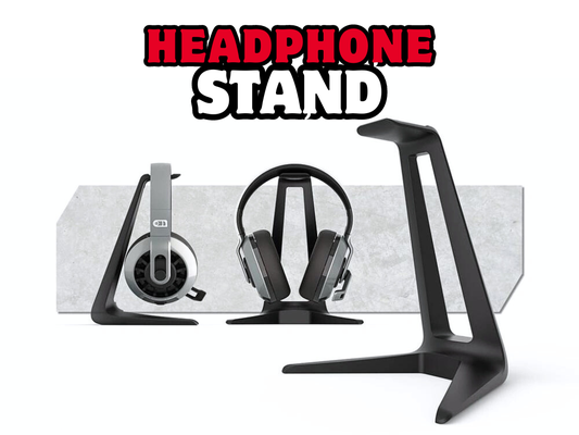 headphone stand remixed by eleazar 3dinplastic household office accessory headphonestand maker bot makerbot headset 3d print model - Mito3D