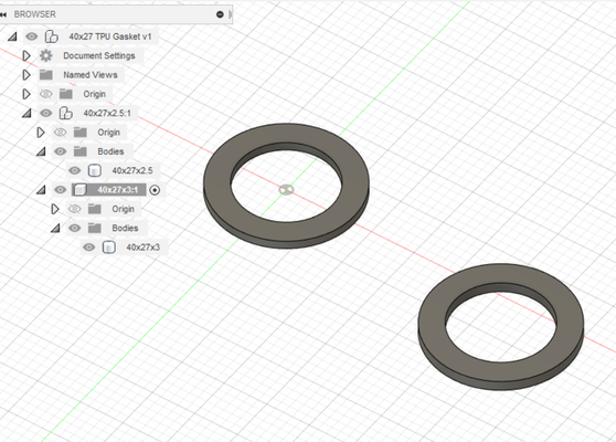 40mm od 27mm id tpu unterlegscheibe ring 1 5 legen schlauch by abonnieren haushalt garten geschenk oring 40x27x3 1halfinchhose 40x27 3d print model - Mito3D