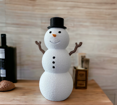 schnee by slowpokes werkstatt spielzeuge spiele schneemann eisig kinder spielzeug weihnachten spaß ams farbe multi hut karotte 3d print model - Mito3D