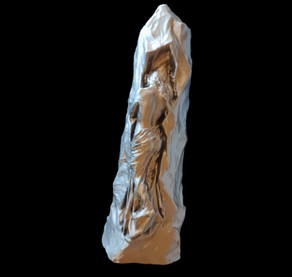 sepulcral monumento escanear mundo remezclado by clásico 2 5 arte esculturas estatua artista madre museo decoración roca rock mujer multa 3d print model - Mito3D