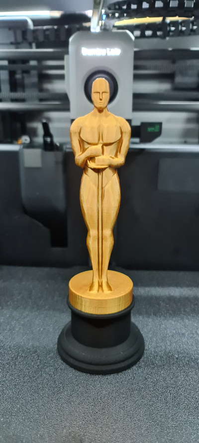 oscar troféu by gogo3d arte esculturas filme réplica 3d print model - Mito3D