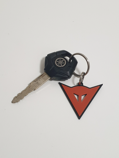 dainese keychain by h ba97 art 2d klicenka motorcycle motorbike multicolor 3d print model - Mito3D