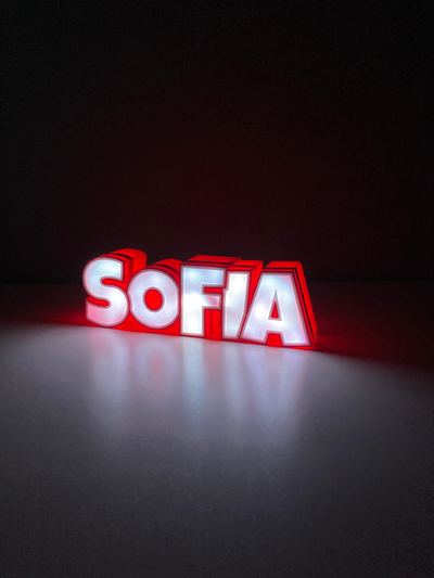 guidato lampada sofia by 3d deco domestico arredamento bambino 3d print model - Mito3D