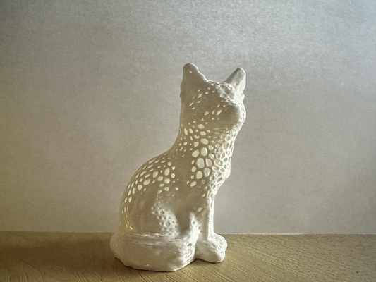 voronoi fox remixed by t stk household decor 3d animal diy model home hobby printing printable nature beginner 3d print model - Mito3D