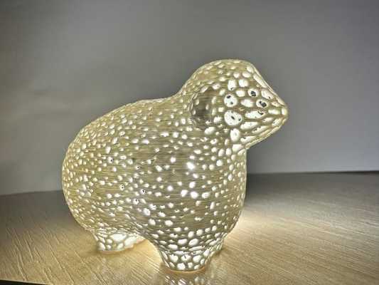 voronoi mouton remixé by pcs ménage décor table décoration bureau animal diy accueil maison loisir impression nature artistique débutant met 3d print model - Mito3D