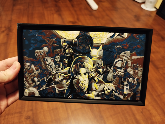 zelda mask hueforge by fricoure generative 3d model & lithophane majoras 3d print model - Mito3D