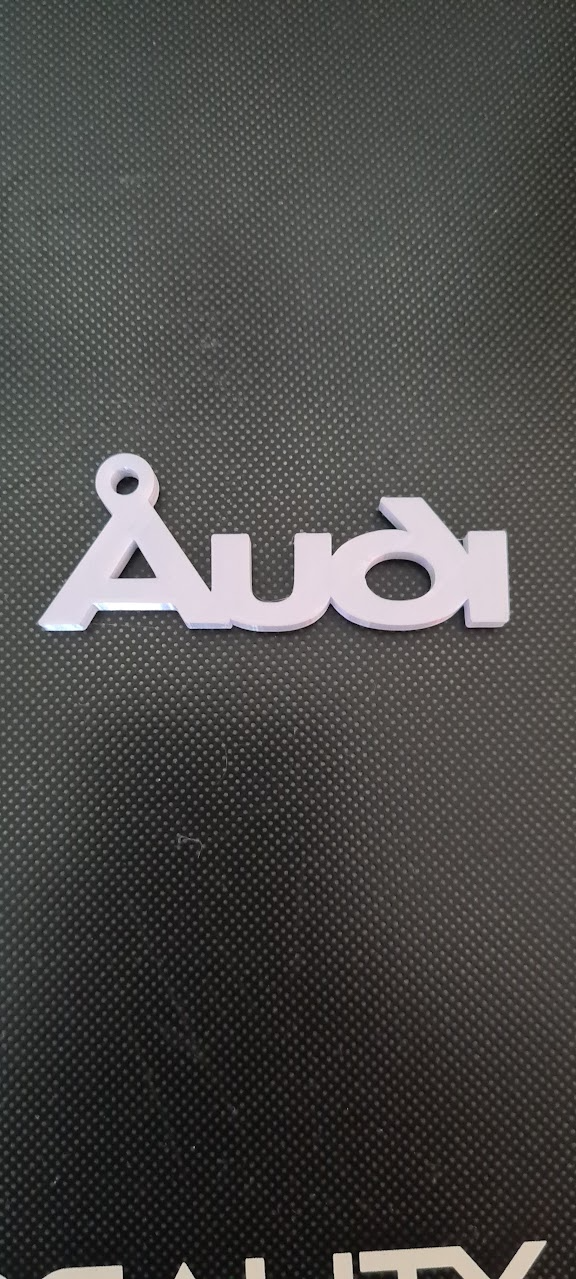 audi chaveiro by dfw777 moda modelos chave logotipo 3D print model - Mito3D