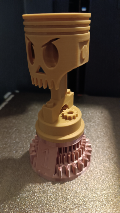 piston ganimet by ragnar 3d ev halkı dekor 3d print model - Mito3D