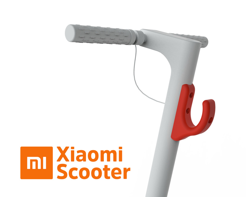 xiaomi m365 cargaison crochet by stepank loisir diy véhicules titulaire soutien scooter chose universelle xiaomimijiam365 m365pro xiaomim365 xiaomim365pro électrique xiaomi1s hache 3D print model - Mito3D