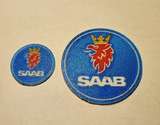 saab logo by thomasbaier20 art signs & logos 3d print model - Mito3D