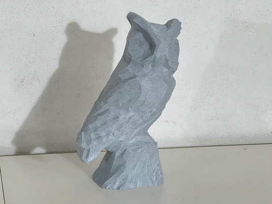 owl poly by dubmehard art sculptures animal statue sculpture 3d print model - Mito3D