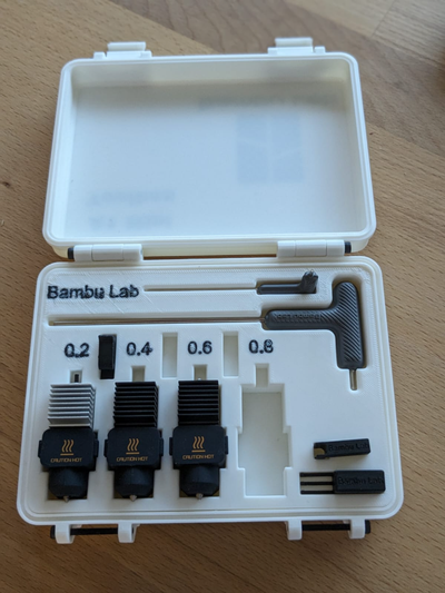 accessories tray a1 mini toolbox by mo 3d prints printer a1mini a1minicombo usefu3dprint orgainizer tool box nozzle 3d print model - Mito3D