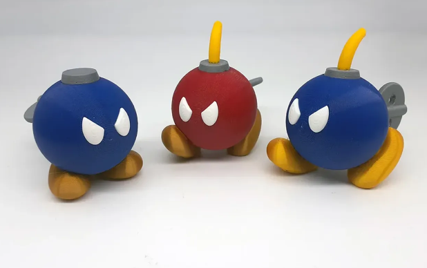 carta bob omb arrabbiato mario by andrzej giocattoli giochi 3D print model - Mito3D