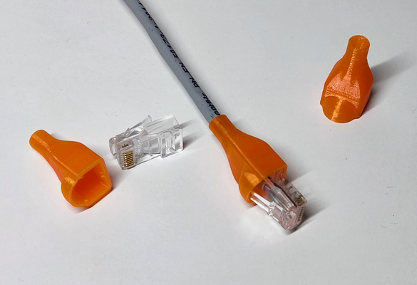 rj45 conecteur couverture gaine by wojciech kawa loisir diy 3d print model - Mito3D