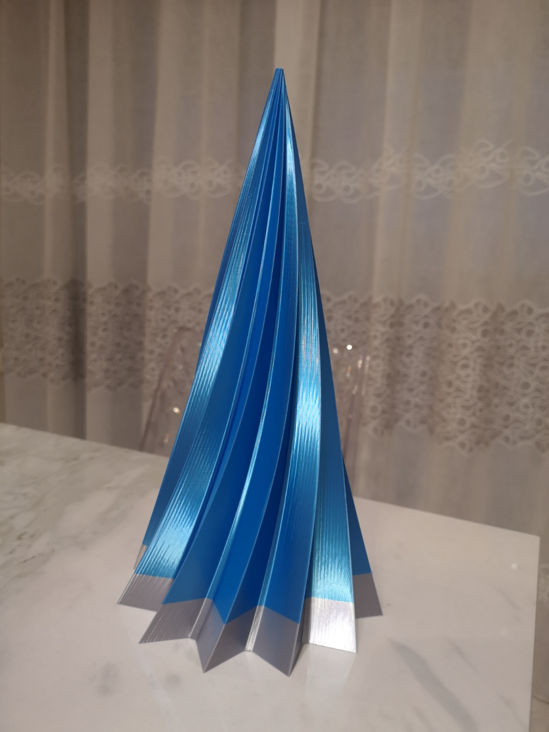 albero natale torcere by setta 3d progetto domestico casa modelli casa vaso vasemode stella 3D print model - Mito3D