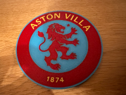 aston villa coaster by wayne k hobby & diy sport outdoors 3d print model - Mito3D