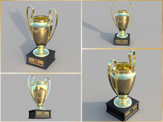 troféu by savo3d arte esculturas campeões liga uefa pokal 3d print model - Mito3D