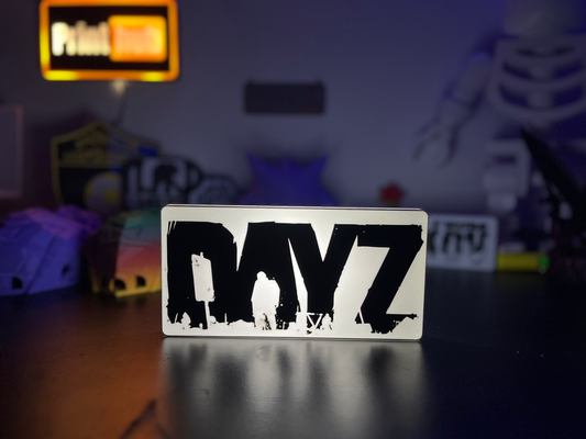 dayz lámpara by desconocido arte señales logos zombi led ligero 3d print model - Mito3D