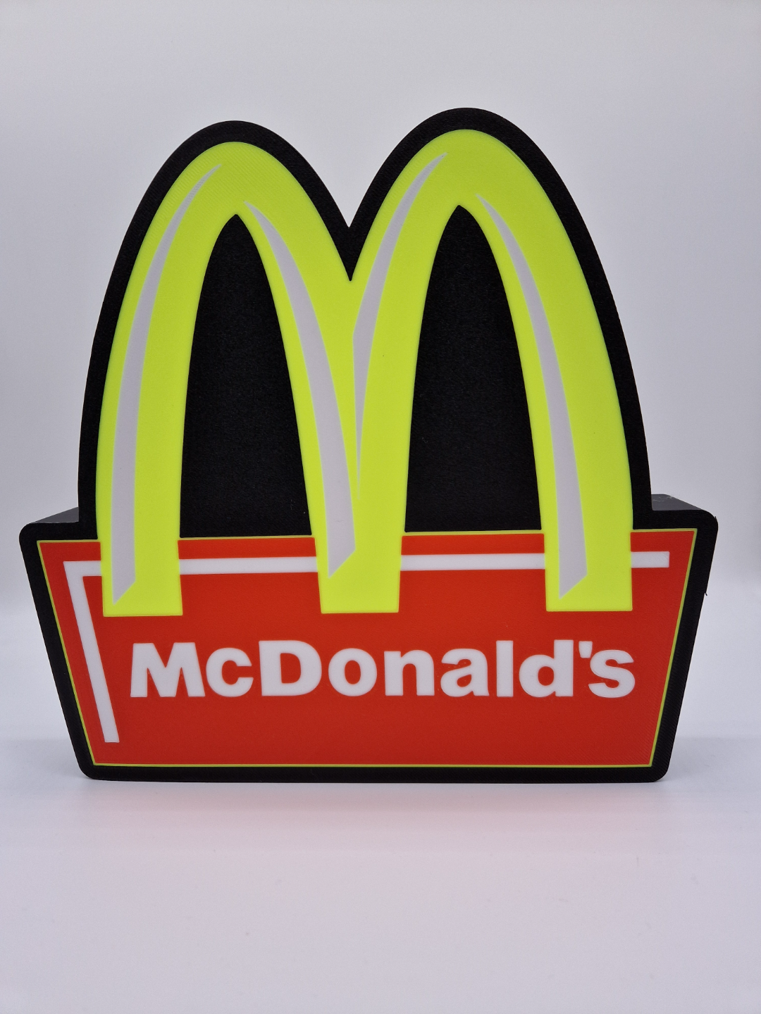 mcdonalds leuchtkasten by 3dgifts be kunst zeichen logos logo 3D print model - Mito3D