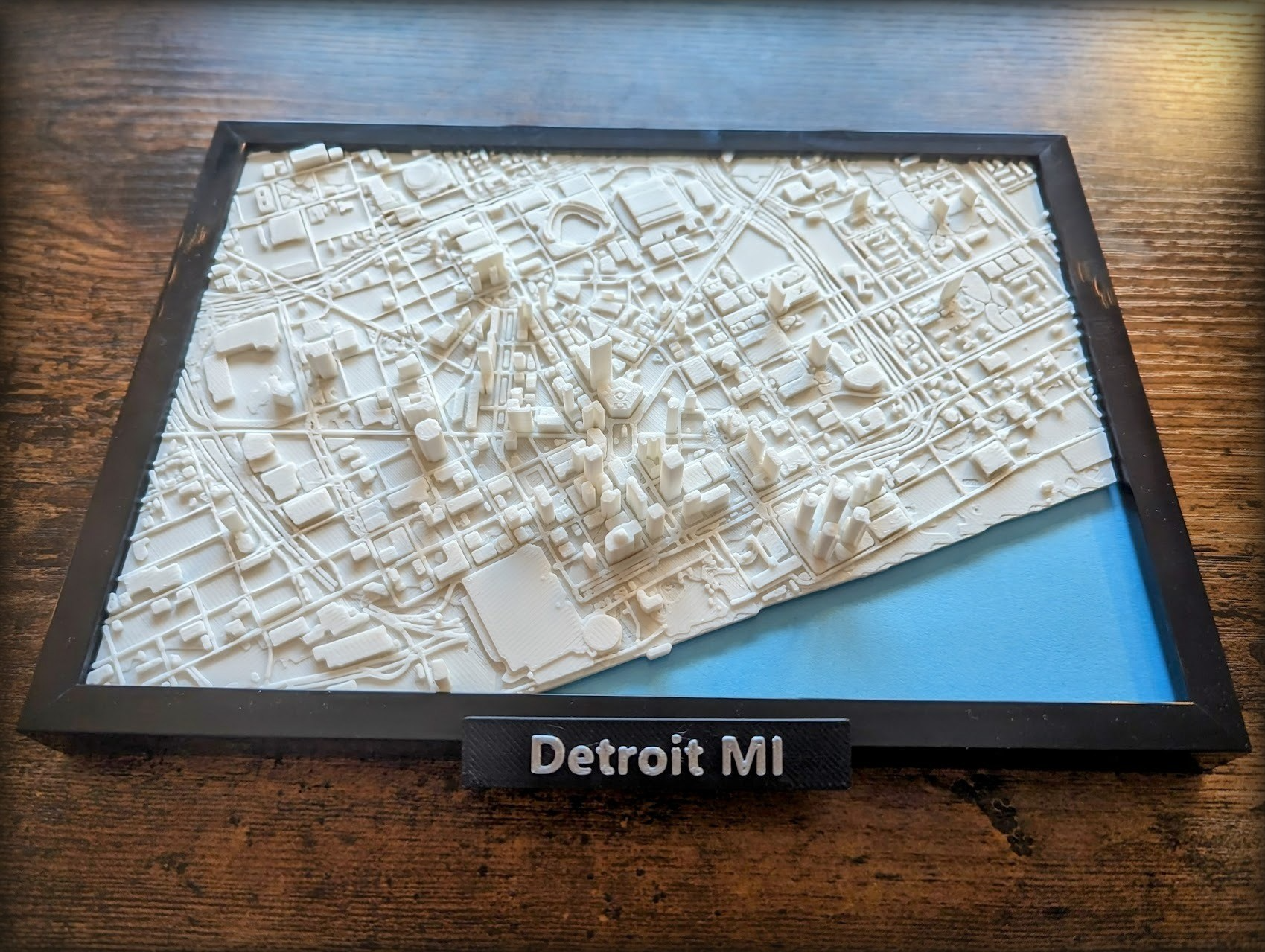 detroit michigan 3d miniature by jarvijar miniatures architecture mi etats unis ville paysage urbain terrain géographie éducation cadre diy bureau accessoire accessoires carte 3D print model - Mito3D