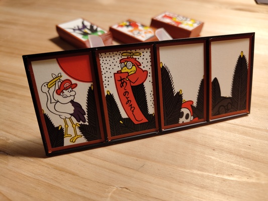 hanafuda carta assortimento by codie fz utensili organizzatori titolare supporto carte 3d print model - Mito3D