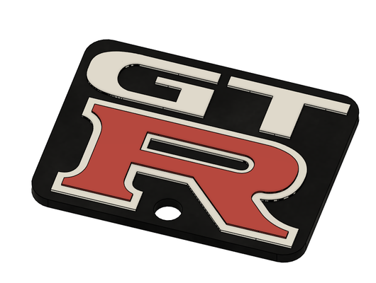 gtr keychain by 3d gear solution fashion models nissan 240 240z 350z nissanpacific r35 r34 r33 godzilla car accessoir accessories art jdm jdmcars jdmclassics skyline skylinegtr key accessory 3d print model - Mito3D