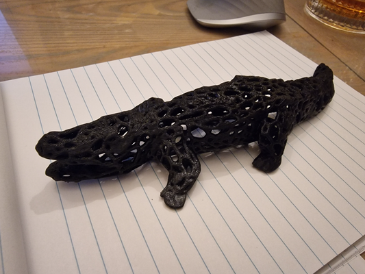 voronoi cocodrilo by mkersjes arte modelos animal 3d print model - Mito3D