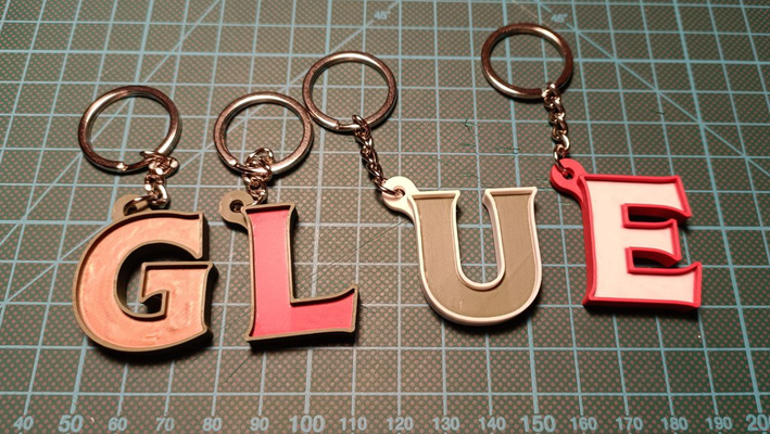 alphabet letters keychain collection - in one profile by rky91 tools gadgets letter keyring a b c d e f g h i j k l m n o p q r s t u v w x y z gadget key ring chain 3d print model - Mito3D