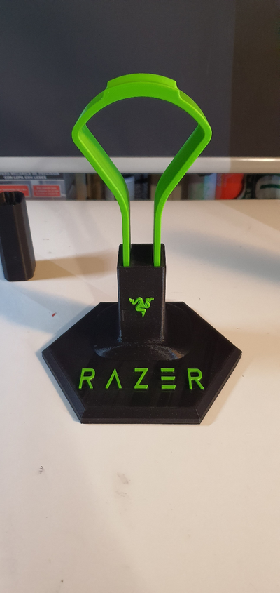 razer fone ouvido ficar pé by smart3d gabriel gomes passatempo faça música fones suporte dias jogos jogador configuração 3d print model - Mito3D