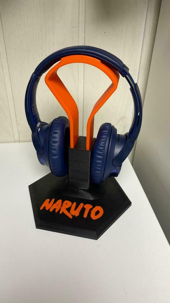 naruto headsets stand by smart3d gabriel gomes hobby & diy music anime shippuden phonestand gaming gamer setup 3D print model - Mito3D