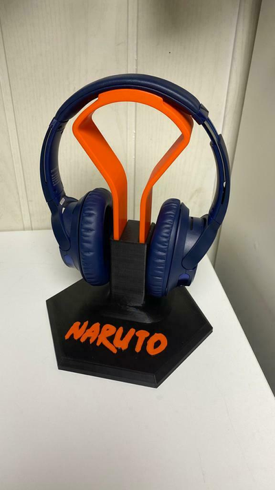 naruto headsets stand by smart3d gabriel gomes hobby diy musik anime shippuden telefonständer gaming spieler konfiguration 3d print model - Mito3D