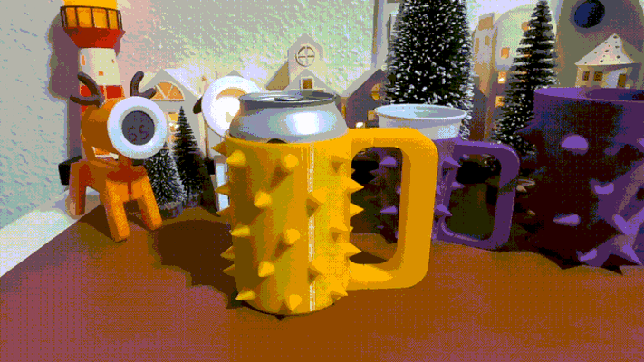 touch my beer sleeve by g w household festivities can coaster koozie kooziecup durian 3d print model - Mito3D