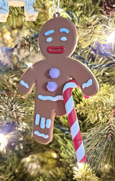 gingerbread man by smithdrewsmith household decor shrek ornament christmas tree 3d print model - Mito3D