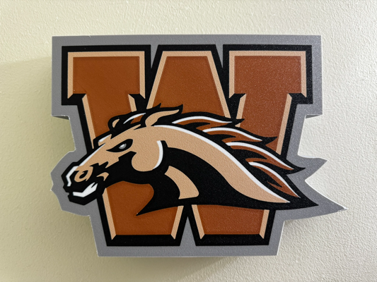 western michigan led licht box by waltersworld3d haushalt dekor broncos mac 3d print model - Mito3D