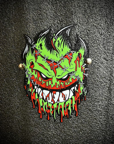 spitfire zombie by wagzprintz kunst 2d predigt monsterart 3d print model - Mito3D