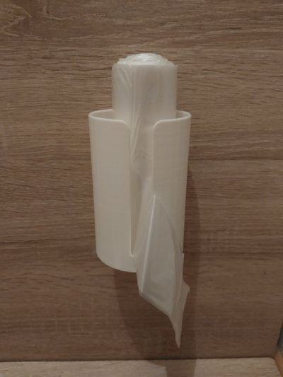 plastic bag holder plastikt tenhalter by becks86 household house models kitchen 3d print model - Mito3D