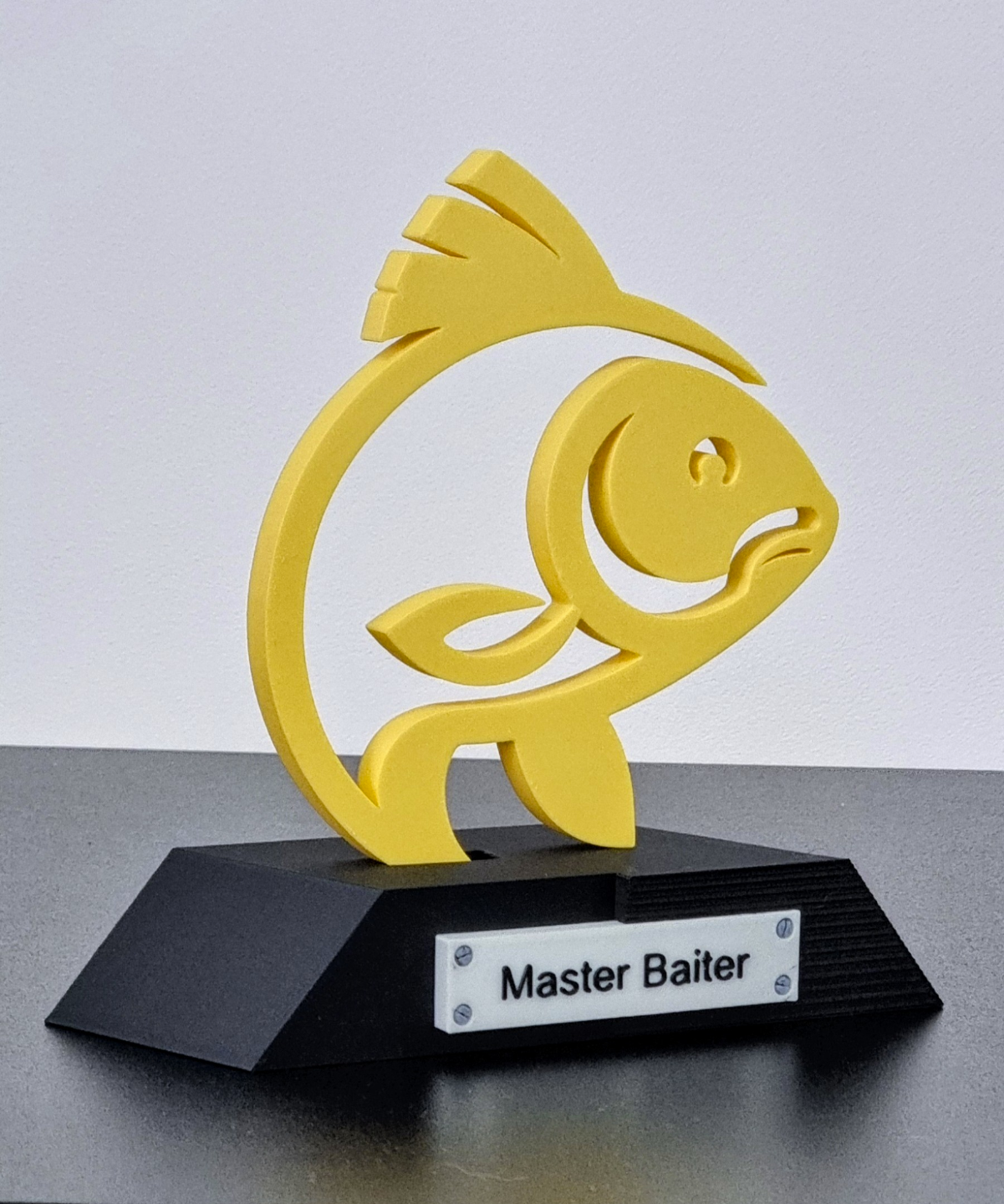 'carp morrer 39 troféu by radu arte esculturas peixe pescaria engraçado ams multicolorido concurso prêmio 3D print model - Mito3D