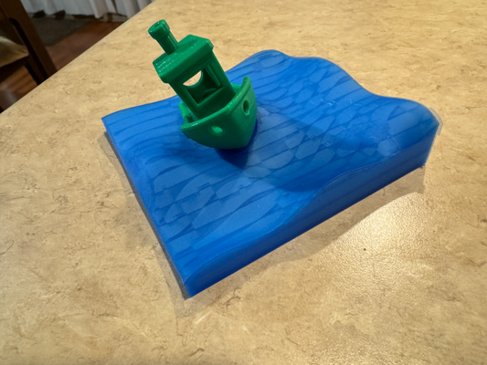 bancal base multi benchy by minable laboratoires 3d imprimante tester modèles océan l'eau vagues bateau afficher accessoires verticale 3d print model - Mito3D