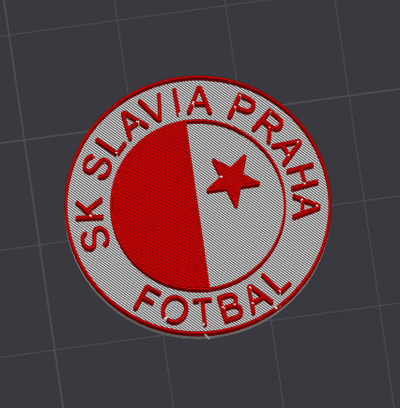 slavia praha eton n compn ko k remixado by negão arte moeda distintivos 3d print model - Mito3D