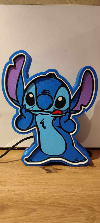 scatola stich verion2 by didoucrazyfrog11 domestico arredamento cadeau disney enfant 3d print model - Mito3D