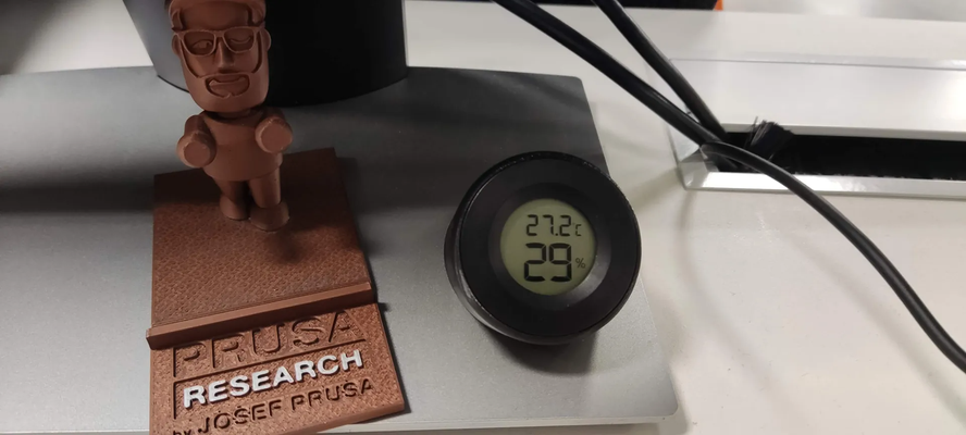 masaüstü adaptör higrometre by kot mi bardak altlığı hobi kendin yap elektronik adaptatör dirsek parantez kulp destek 3d print model - Mito3D