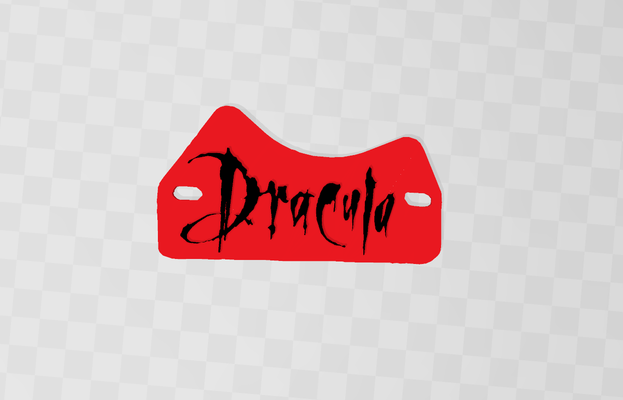 bram fogonero dracula pinball williams 1993 centrar plastico by diversión pasatiempo bricolaje diy partes sala juego hombre cavernas aleta modificación 3d print model - Mito3D