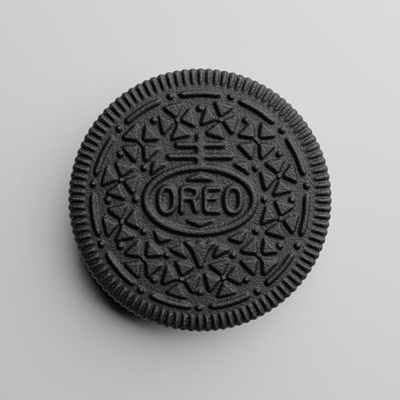 oreo model cookie by ld3d lab art signs & logos mockup 3d print model - Mito3D