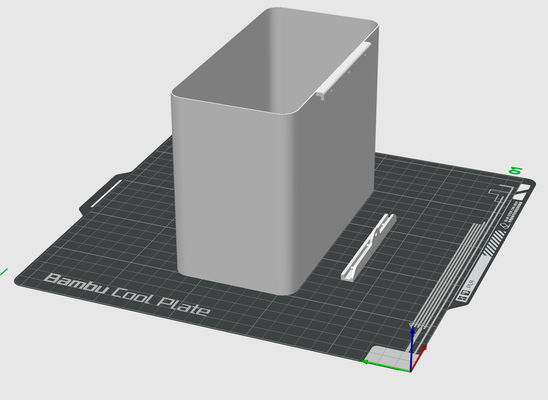 bambulab x1 x1c desperdício caixa by karl xxx 3d impressora acessórios bin 3d print model - Mito3D