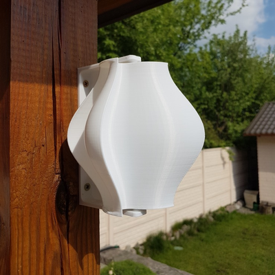 ugrinsky vertical eje viento turbina vawt by vlad3ua casa decoración 3d print model - Mito3D