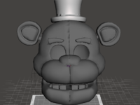 freddy fazbear usable cabeza remezclado by volar trampa accesorios cosplays mascaras cascos freddyfazbear fnaf noches at freddys 3D print model - Mito3D