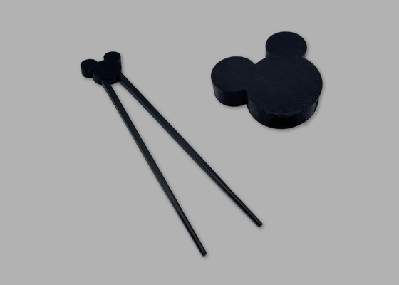 mickey souris oreilles baguettes aides by automontronique ménage maison modèles titulaire soutien assistant 3d print model - Mito3D