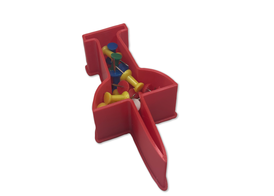 pousser épingle espace rangement boîte by automontronique ménage bureau 3d print model - Mito3D