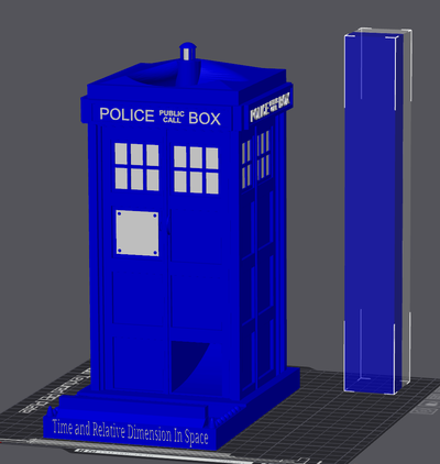 tardis zar kule w tepsi by şakacı ördek oyuncaklar oyunlar kulesi 3d print model - Mito3D